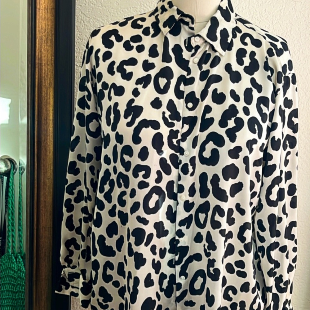 Leopard Print Men's Shirt